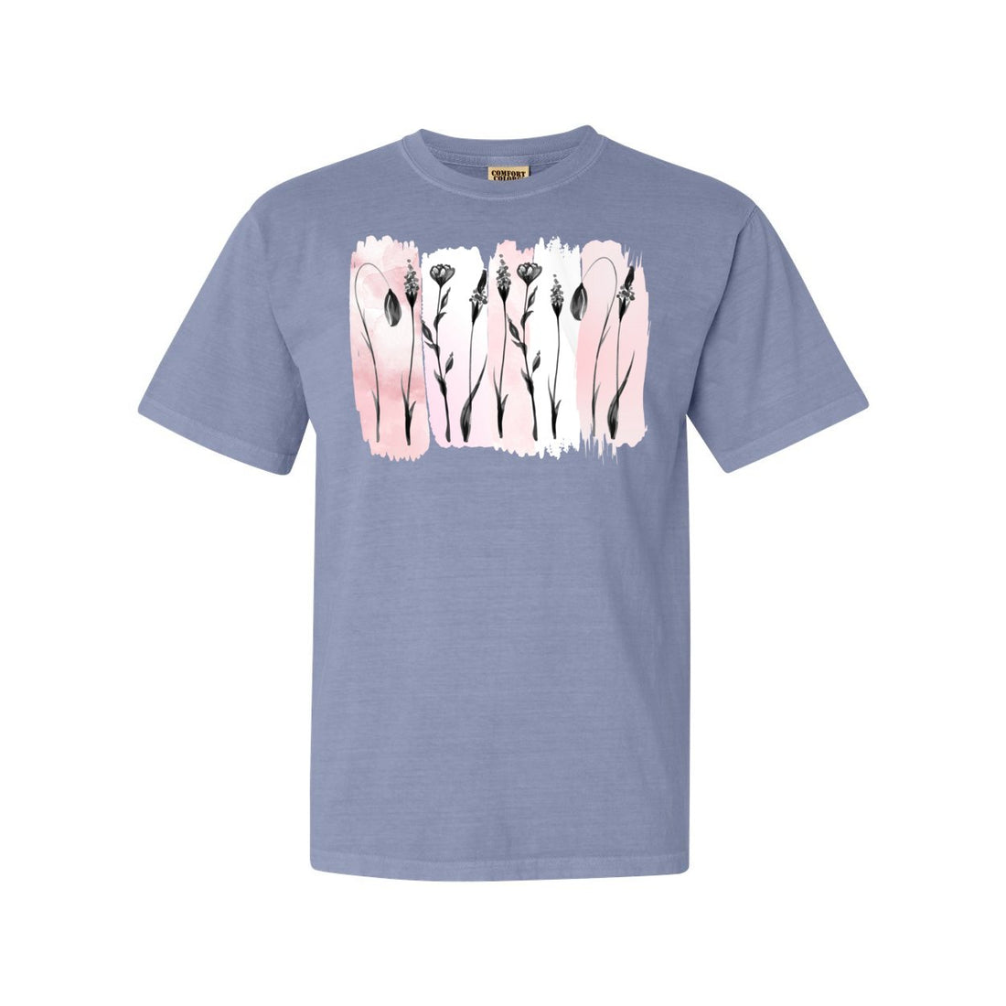 Dainty Flowers Comfort Colors Tee - T-Shirts - Positively Sassy - Dainty Flowers Comfort Colors Tee