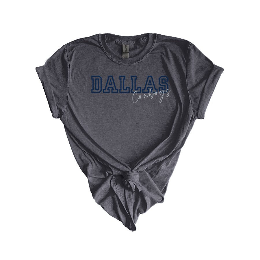 Dallas Cowboys Bella 3001 - T - Shirts - Positively Sassy - Dallas Cowboys Bella 3001