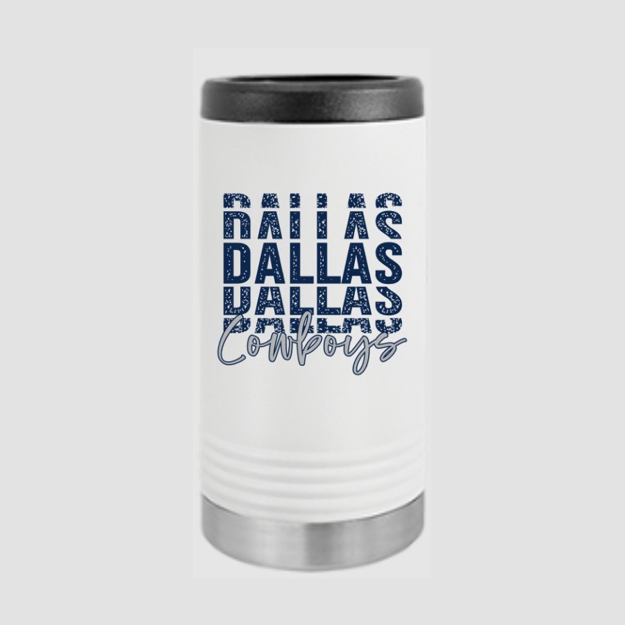 Dallas Repeat Slim Beverage Holder - Mug - Positively Sassy - Dallas Repeat Slim Beverage Holder