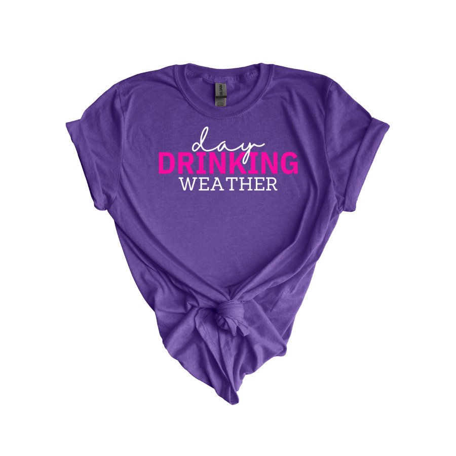 Day Drinking Gildan 6400 - T - Shirt - Positively Sassy - Day Drinking Gildan 6400