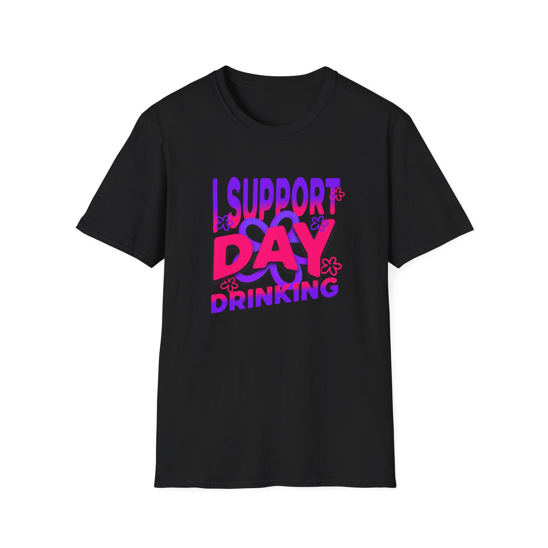 Day Drinking Softstyle T-Shirt - T-Shirt - Positively Sassy - Day Drinking Softstyle T-Shirt