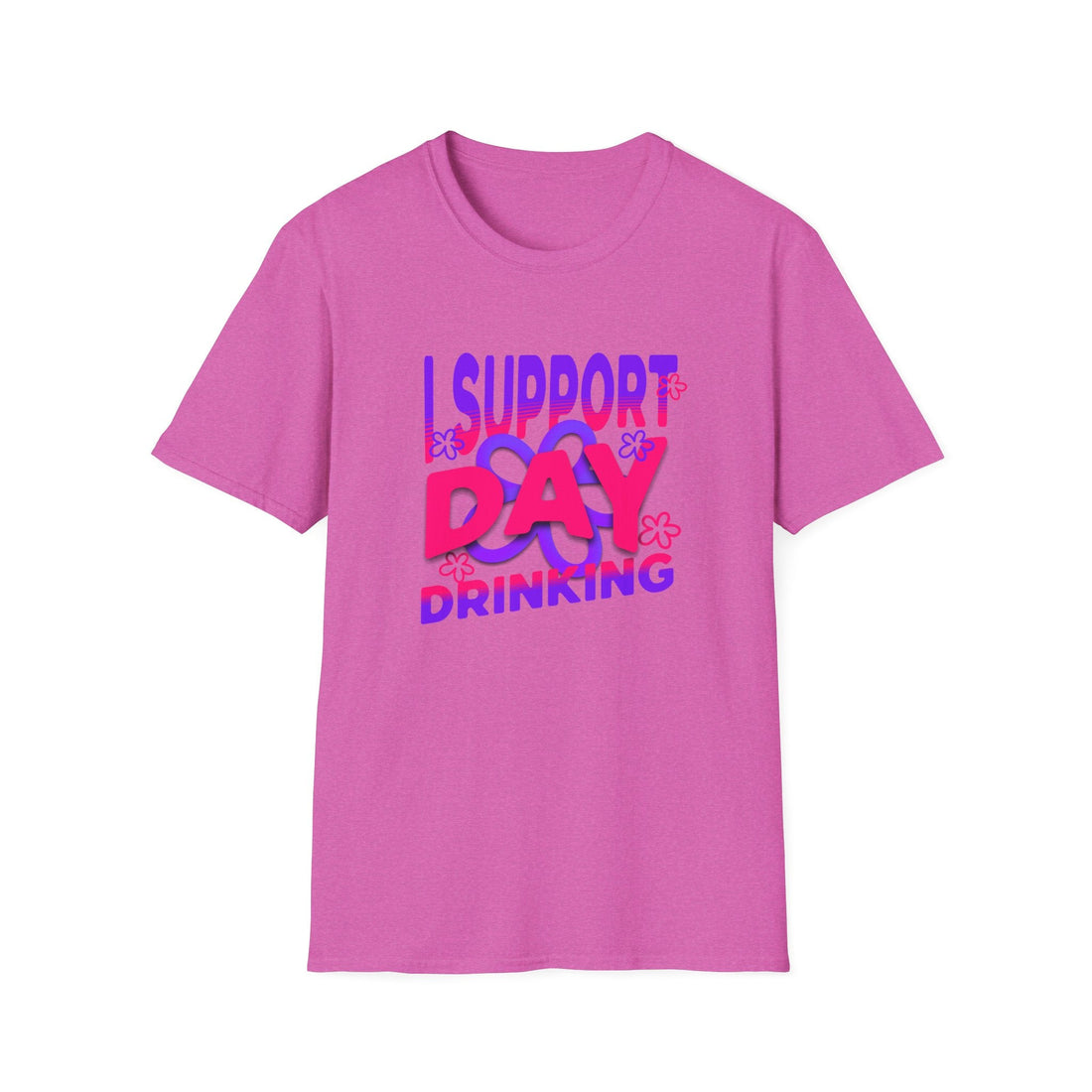 Day Drinking Softstyle T-Shirt - T-Shirt - Positively Sassy - Day Drinking Softstyle T-Shirt