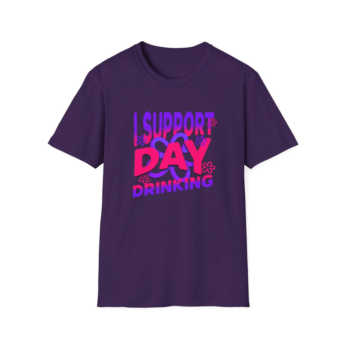 Day Drinking Softstyle T-Shirt - T-Shirt - Positively Sassy - Day Drinking Softstyle T-Shirt