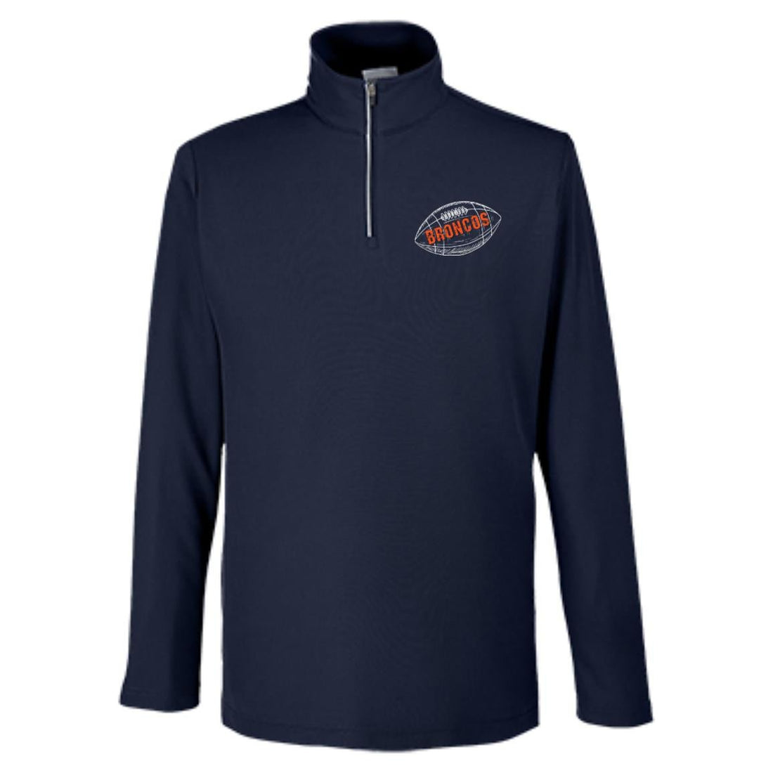 Denver Football 1/4 Zip Pullover - Pullover - Positively Sassy - Denver Football 1/4 Zip Pullover