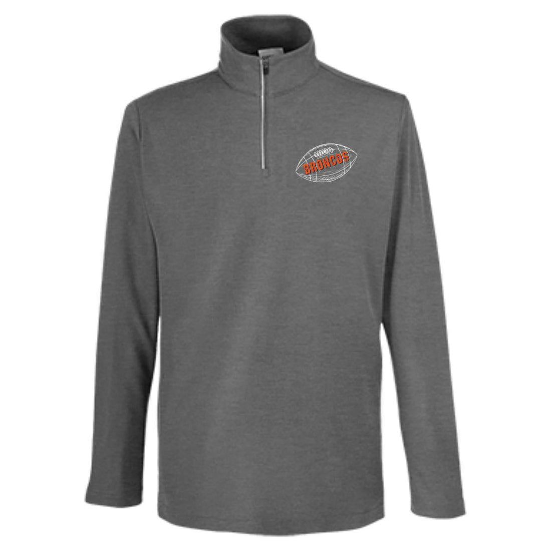 Denver Football 1/4 Zip Pullover - Pullover - Positively Sassy - Denver Football 1/4 Zip Pullover