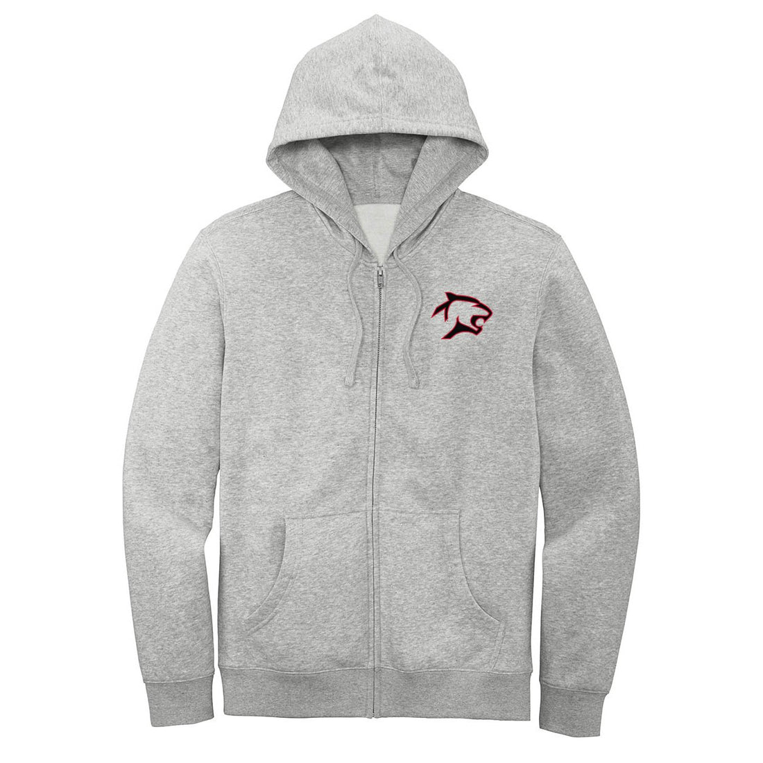 District V.I.T. Fleece Full - Zip Hoodie - Sweaters/Hoodies - Positively Sassy - District V.I.T. Fleece Full - Zip Hoodie