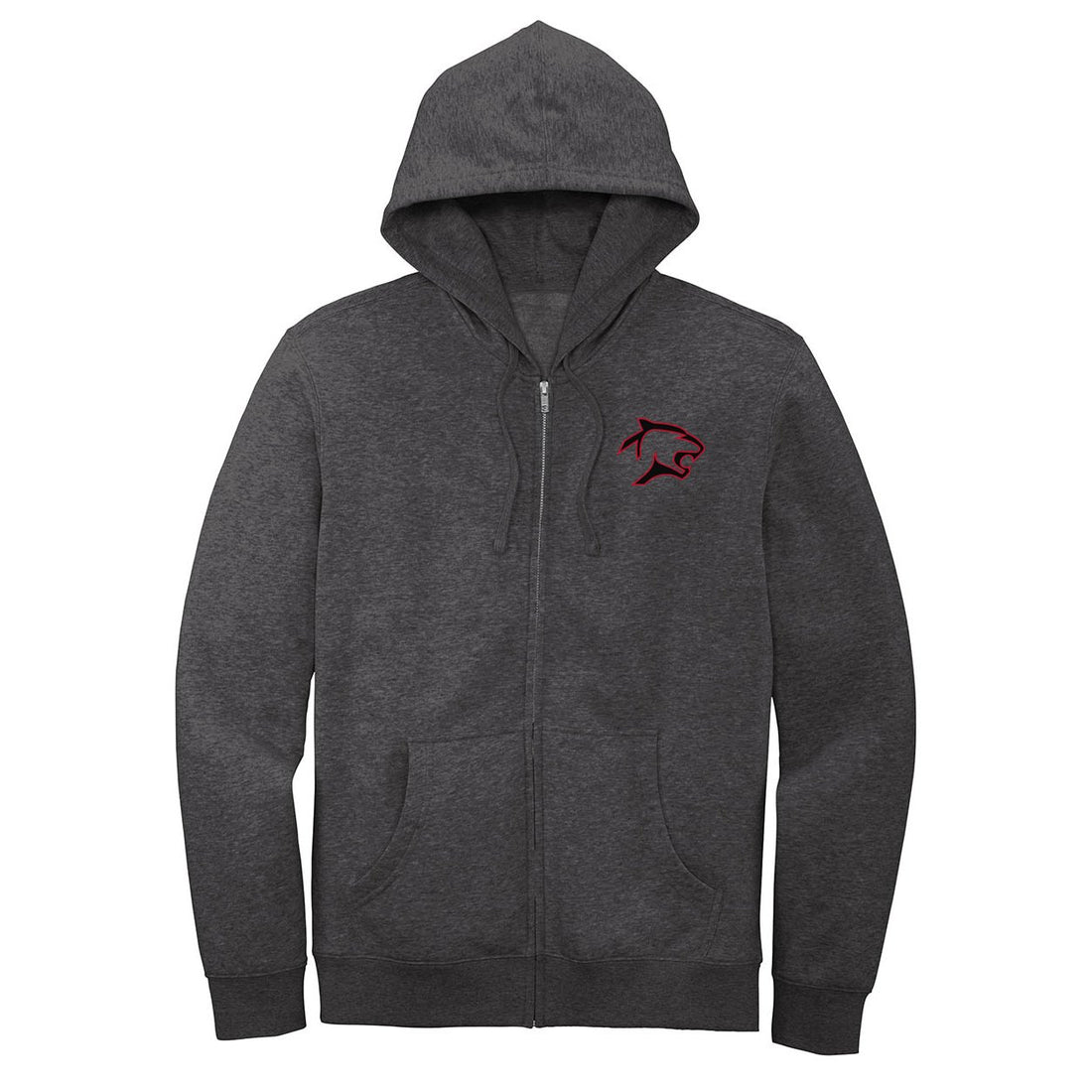 District V.I.T. Fleece Full - Zip Hoodie - Sweaters/Hoodies - Positively Sassy - District V.I.T. Fleece Full - Zip Hoodie