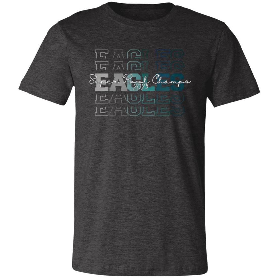 Eagles Gradient Champs Bella T-Shirt - T-Shirts - Positively Sassy - Eagles Gradient Champs Bella T-Shirt