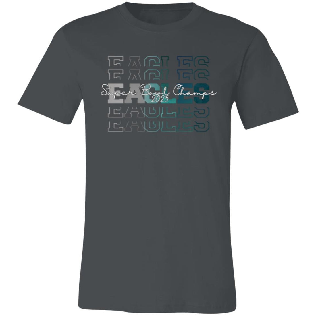 Eagles Gradient Champs Bella T-Shirt - T-Shirts - Positively Sassy - Eagles Gradient Champs Bella T-Shirt