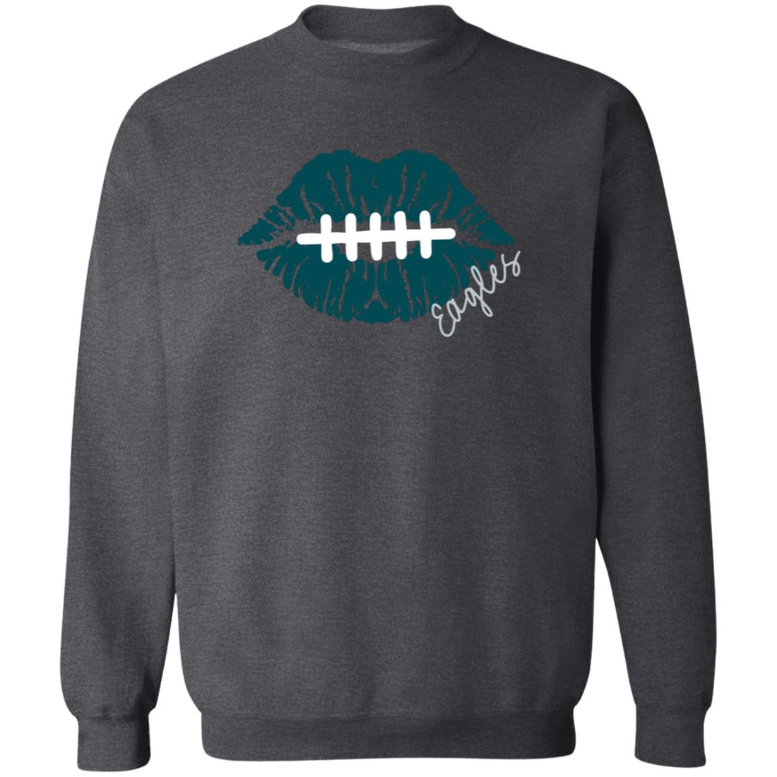 Eagles Kiss Crewneck Sweatshirt - Sweatshirts - Positively Sassy - Eagles Kiss Crewneck Sweatshirt