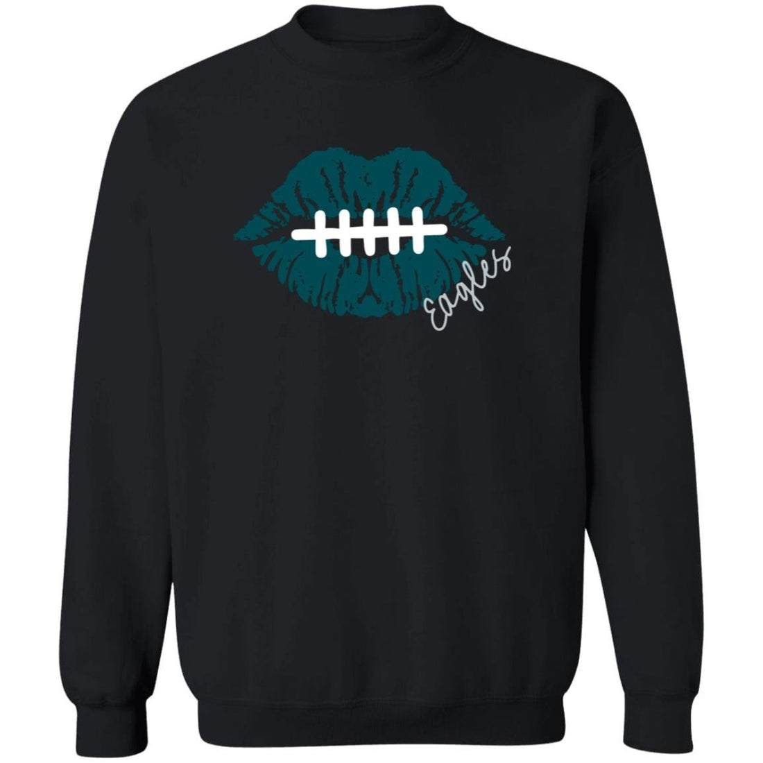 Eagles Kiss Crewneck Sweatshirt - Sweatshirts - Positively Sassy - Eagles Kiss Crewneck Sweatshirt