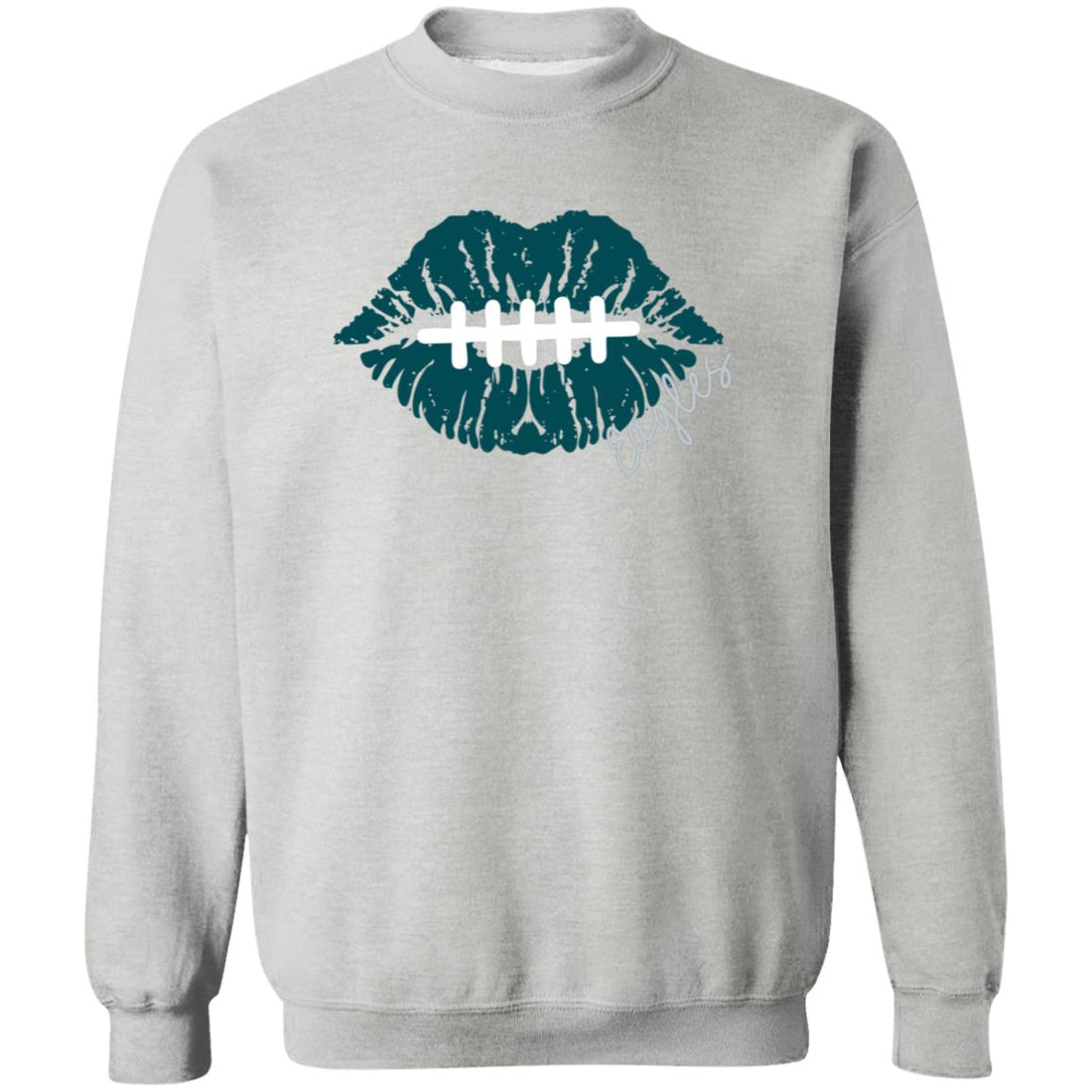 Eagles Kiss Crewneck Sweatshirt - Sweatshirts - Positively Sassy - Eagles Kiss Crewneck Sweatshirt