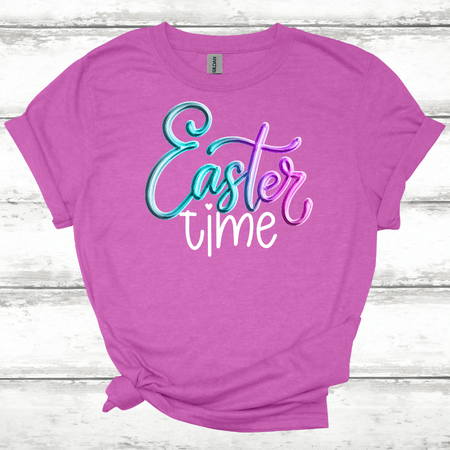 Easter Time Softstyle T-Shirt - T-Shirt - Positively Sassy - Easter Time Softstyle T-Shirt