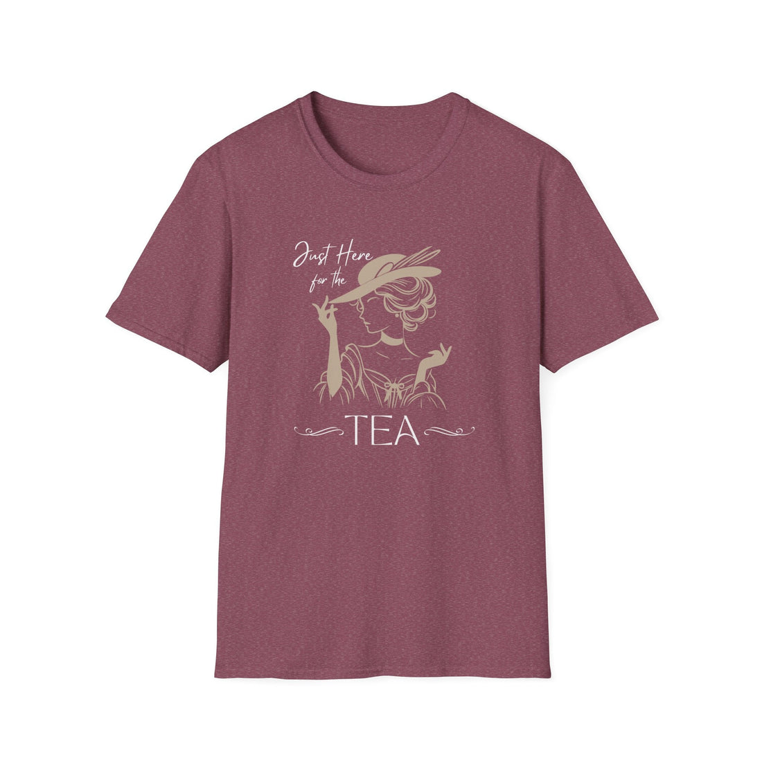 Elegant Tea Time Unisex Softstyle T-Shirt, Gift for Tea Lovers, Casual Wear, Perfect for Birthdays, Unique Tea Party Shirt - T-Shirt - Positively Sassy - Elegant Tea Time Unisex Softstyle T-Shirt, Gift for Tea Lovers, Casual Wear, Perfect for Birthdays, Unique Tea Party Shirt