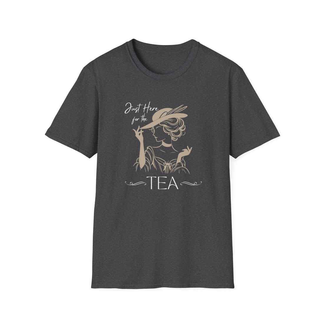 Elegant Tea Time Unisex Softstyle T-Shirt, Gift for Tea Lovers, Casual Wear, Perfect for Birthdays, Unique Tea Party Shirt - T-Shirt - Positively Sassy - Elegant Tea Time Unisex Softstyle T-Shirt, Gift for Tea Lovers, Casual Wear, Perfect for Birthdays, Unique Tea Party Shirt