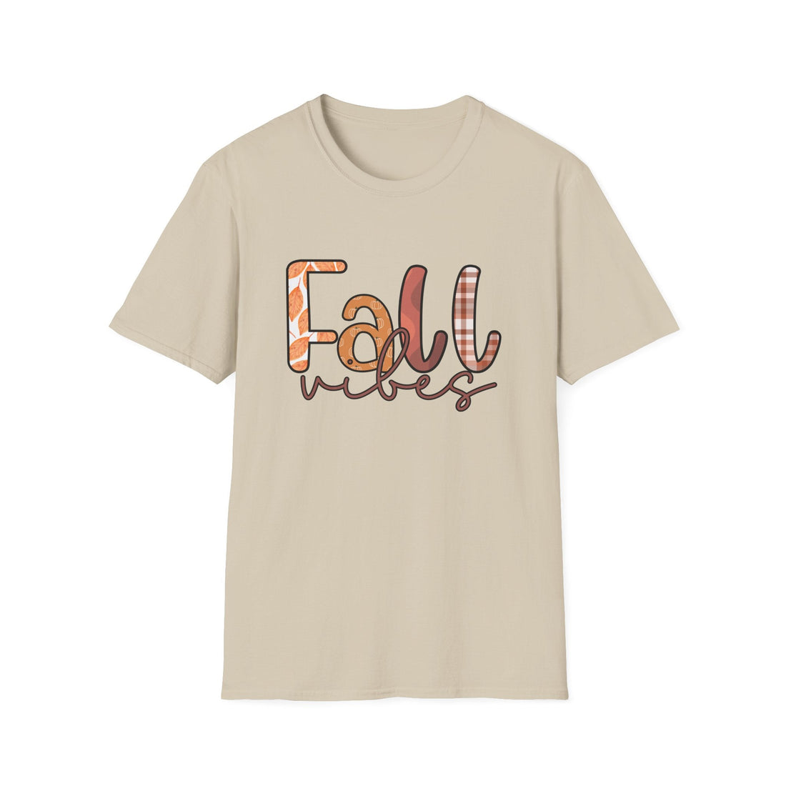 Fall Vibes Unisex Softstyle T-Shirt, Cozy Autumn Tee, Pumpkin Spice Shirt, Seasonal Casual Wear, Great for Fall Celebrations, Perfect [...] - T-Shirt - Positively Sassy - Fall Vibes Unisex Softstyle T-Shirt, Cozy Autumn Tee, Pumpkin Spice Shirt, Seasonal Casual Wear, Great for Fall Celebrations, Perfect [...]
