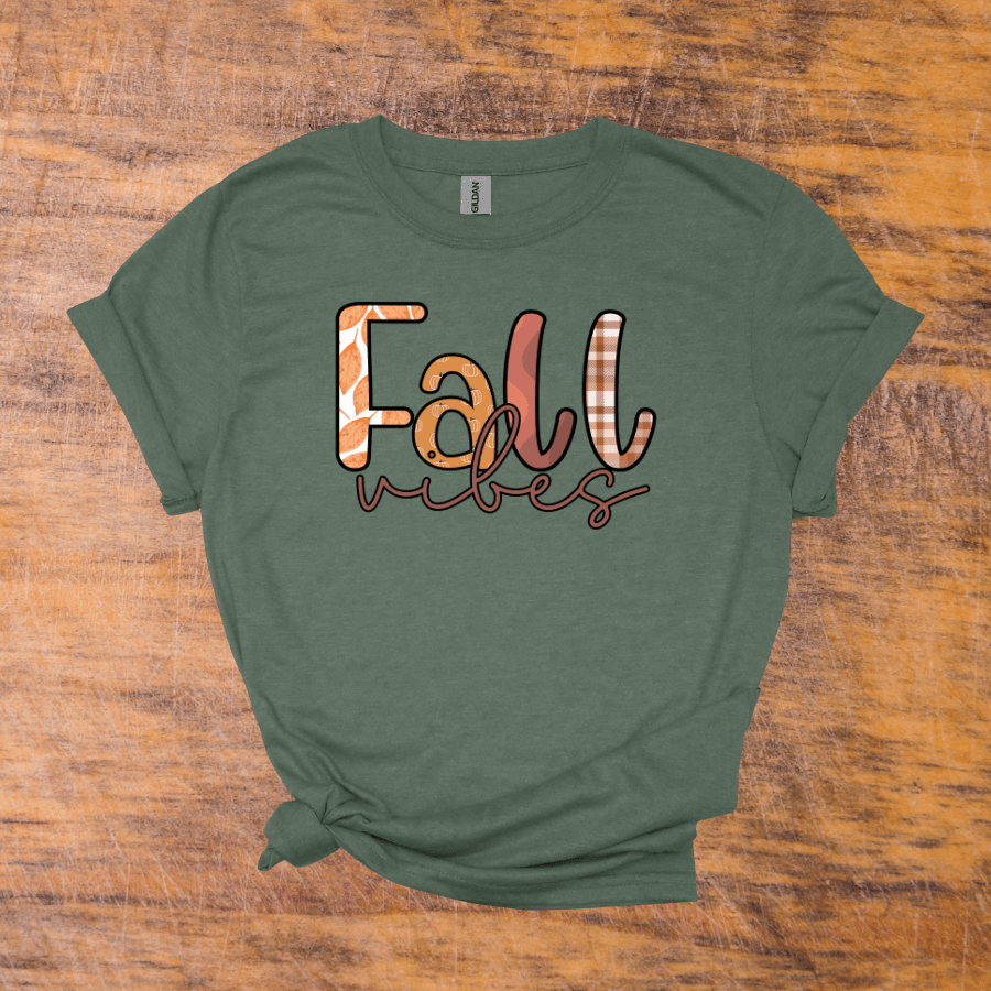 Fall Vibes Unisex Softstyle T-Shirt, Cozy Autumn Tee, Pumpkin Spice Shirt, Seasonal Casual Wear, Great for Fall Celebrations, Perfect [...] - T-Shirt - Positively Sassy - Fall Vibes Unisex Softstyle T-Shirt, Cozy Autumn Tee, Pumpkin Spice Shirt, Seasonal Casual Wear, Great for Fall Celebrations, Perfect [...]