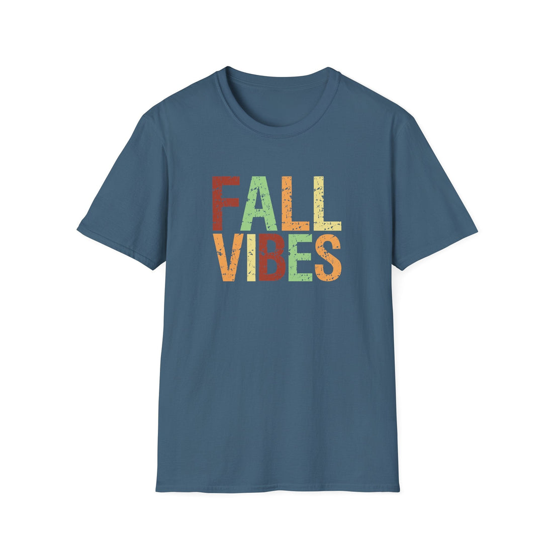 Fall Vibes Unisex Softstyle T-Shirt, Relaxed Autumn Tee, Gift for Fall Lovers, Seasonal Apparel, Cozy T-Shirt for Celebrations - T-Shirt - Positively Sassy - Fall Vibes Unisex Softstyle T-Shirt, Relaxed Autumn Tee, Gift for Fall Lovers, Seasonal Apparel, Cozy T-Shirt for Celebrations