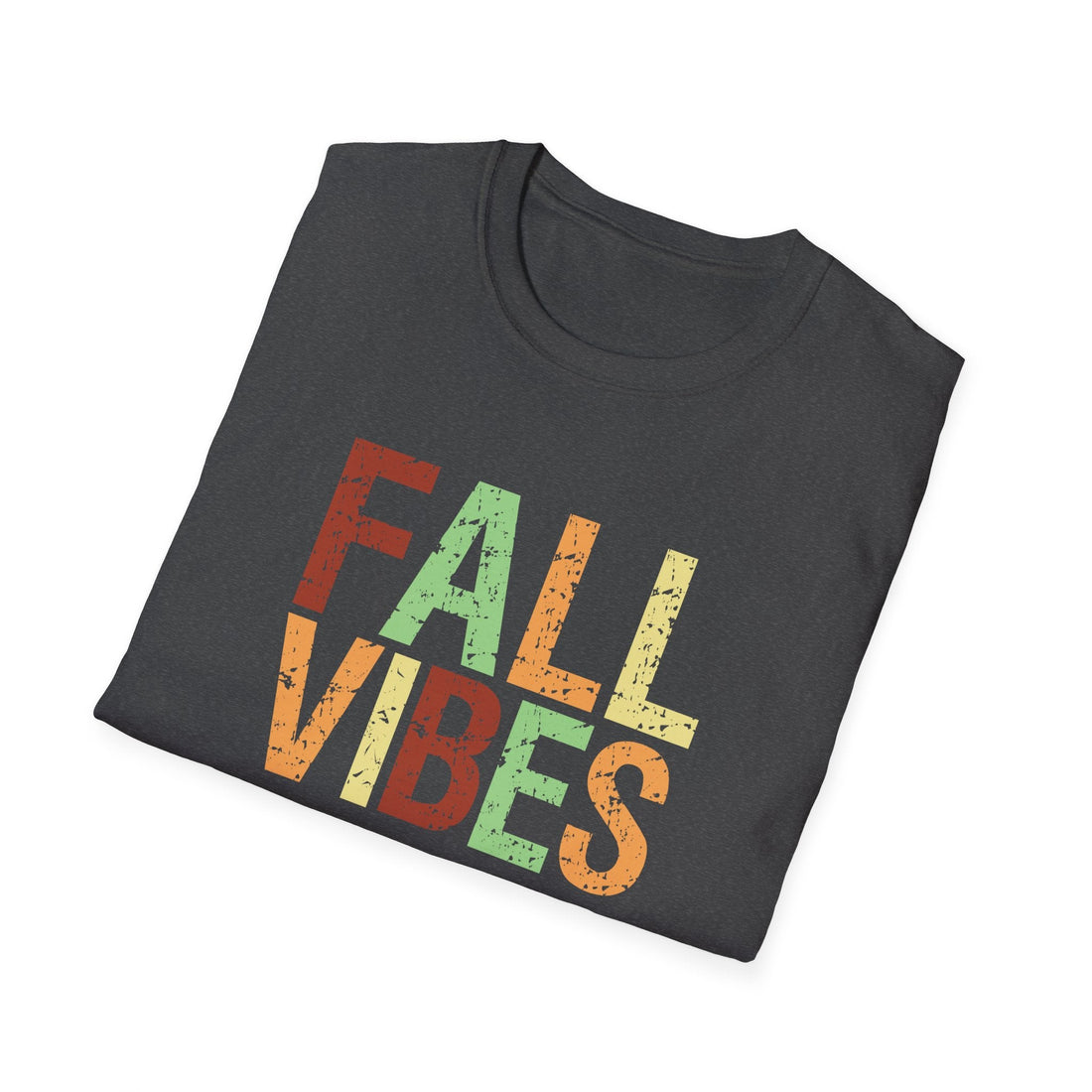 Fall Vibes Unisex Softstyle T-Shirt, Relaxed Autumn Tee, Gift for Fall Lovers, Seasonal Apparel, Cozy T-Shirt for Celebrations - T-Shirt - Positively Sassy - Fall Vibes Unisex Softstyle T-Shirt, Relaxed Autumn Tee, Gift for Fall Lovers, Seasonal Apparel, Cozy T-Shirt for Celebrations