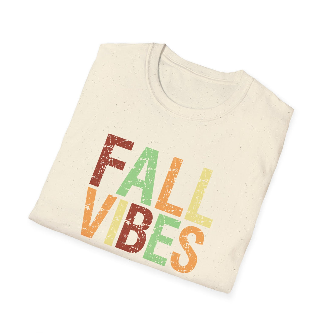Fall Vibes Unisex Softstyle T-Shirt, Relaxed Autumn Tee, Gift for Fall Lovers, Seasonal Apparel, Cozy T-Shirt for Celebrations - T-Shirt - Positively Sassy - Fall Vibes Unisex Softstyle T-Shirt, Relaxed Autumn Tee, Gift for Fall Lovers, Seasonal Apparel, Cozy T-Shirt for Celebrations