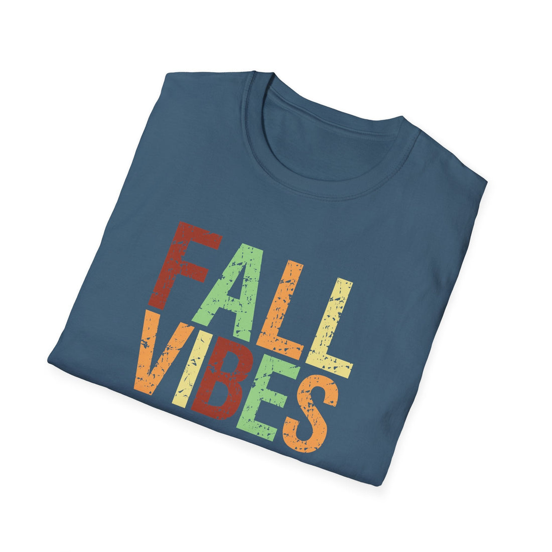 Fall Vibes Unisex Softstyle T-Shirt, Relaxed Autumn Tee, Gift for Fall Lovers, Seasonal Apparel, Cozy T-Shirt for Celebrations - T-Shirt - Positively Sassy - Fall Vibes Unisex Softstyle T-Shirt, Relaxed Autumn Tee, Gift for Fall Lovers, Seasonal Apparel, Cozy T-Shirt for Celebrations