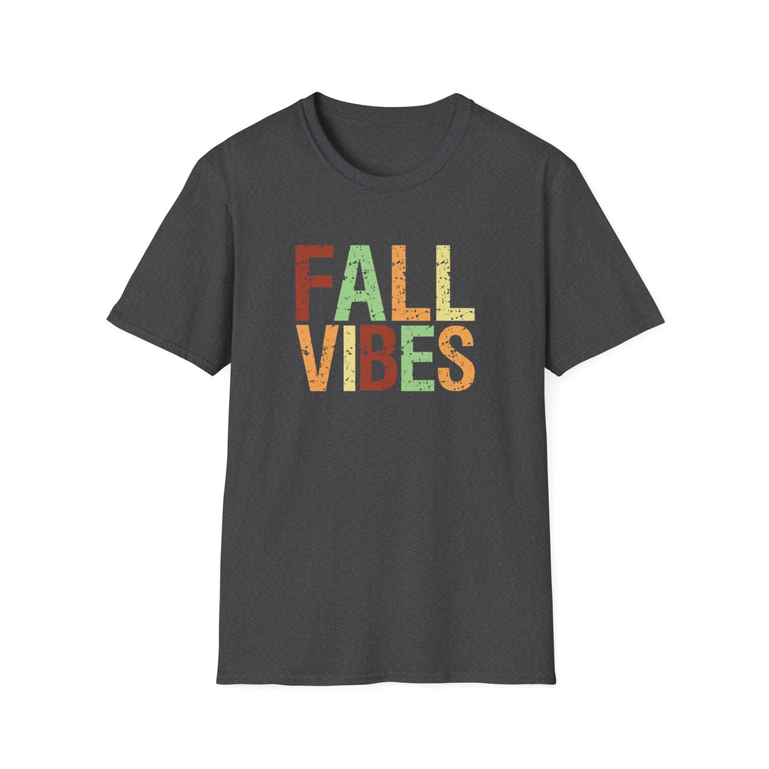 Fall Vibes Unisex Softstyle T-Shirt, Relaxed Autumn Tee, Gift for Fall Lovers, Seasonal Apparel, Cozy T-Shirt for Celebrations - T-Shirt - Positively Sassy - Fall Vibes Unisex Softstyle T-Shirt, Relaxed Autumn Tee, Gift for Fall Lovers, Seasonal Apparel, Cozy T-Shirt for Celebrations