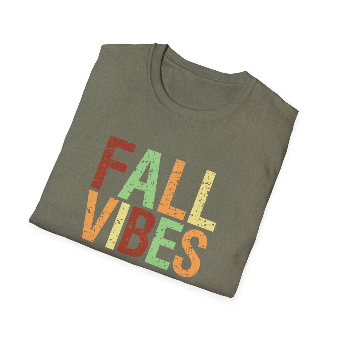 Fall Vibes Unisex Softstyle T-Shirt, Relaxed Autumn Tee, Gift for Fall Lovers, Seasonal Apparel, Cozy T-Shirt for Celebrations - T-Shirt - Positively Sassy - Fall Vibes Unisex Softstyle T-Shirt, Relaxed Autumn Tee, Gift for Fall Lovers, Seasonal Apparel, Cozy T-Shirt for Celebrations