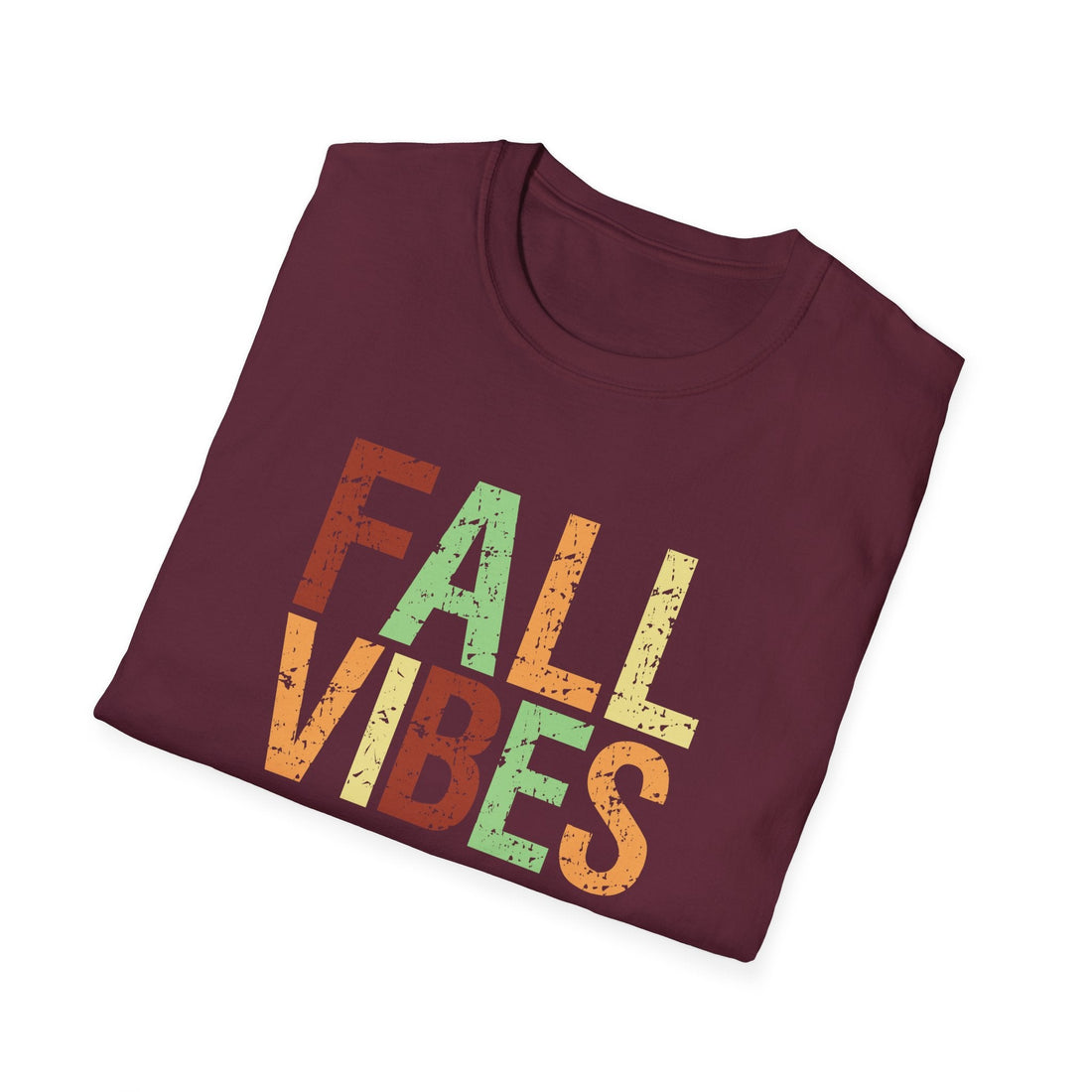 Fall Vibes Unisex Softstyle T-Shirt, Relaxed Autumn Tee, Gift for Fall Lovers, Seasonal Apparel, Cozy T-Shirt for Celebrations - T-Shirt - Positively Sassy - Fall Vibes Unisex Softstyle T-Shirt, Relaxed Autumn Tee, Gift for Fall Lovers, Seasonal Apparel, Cozy T-Shirt for Celebrations