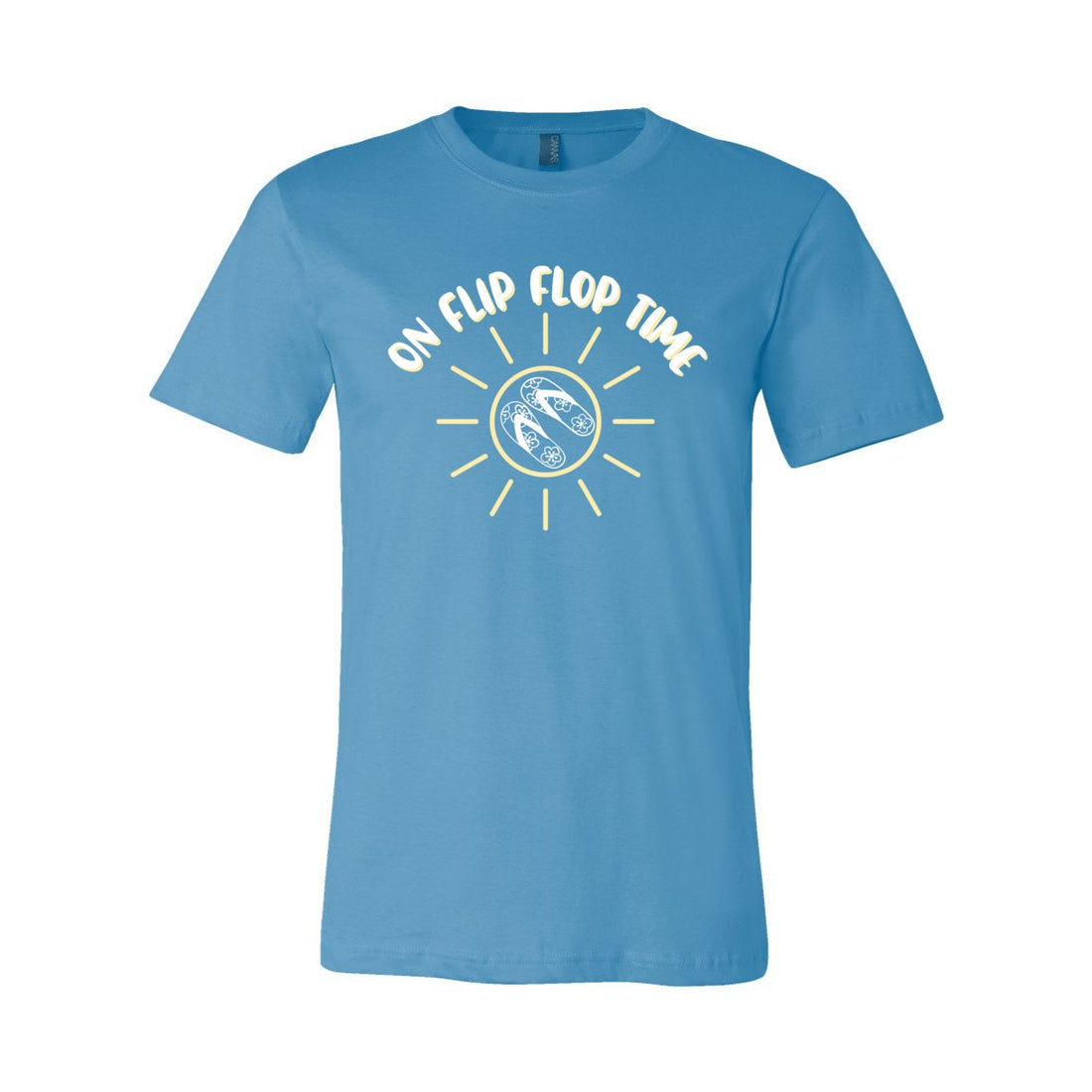 Flip Flop Time Jersey Tee - T-Shirts - Positively Sassy - Flip Flop Time Jersey Tee
