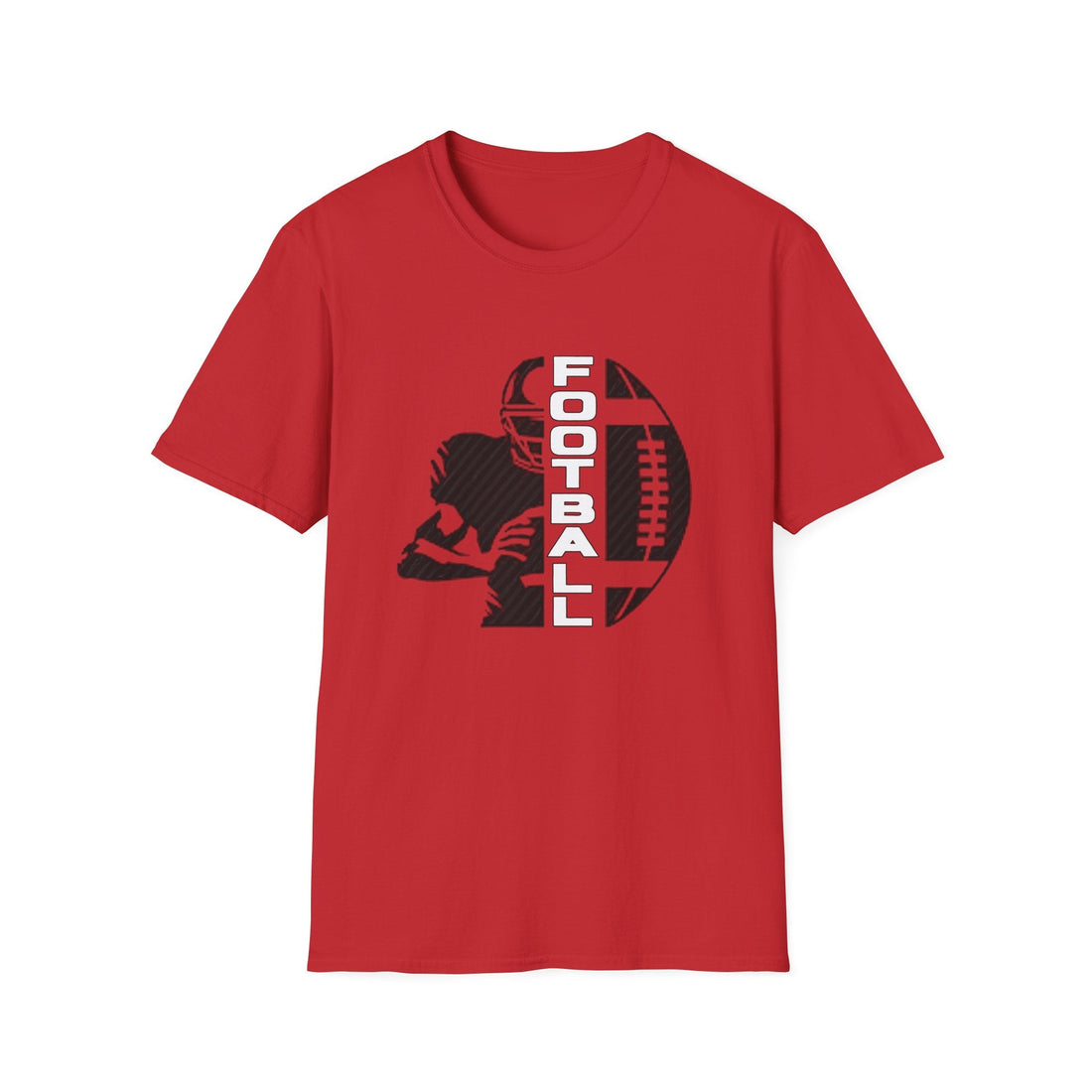 Football Fan Unisex Softstyle T-Shirt | Perfect for Game Day, Sports Events, Birthdays, Tailgating, and Holidays - T-Shirt - Positively Sassy - Football Fan Unisex Softstyle T-Shirt | Perfect for Game Day, Sports Events, Birthdays, Tailgating, and Holidays