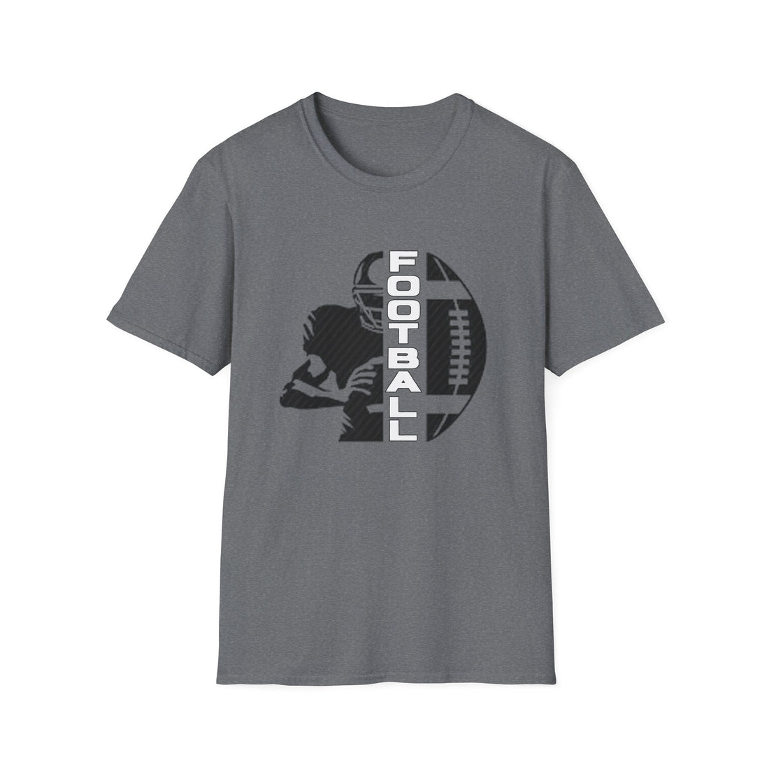 Football Fan Unisex Softstyle T-Shirt | Perfect for Game Day, Sports Events, Birthdays, Tailgating, and Holidays - T-Shirt - Positively Sassy - Football Fan Unisex Softstyle T-Shirt | Perfect for Game Day, Sports Events, Birthdays, Tailgating, and Holidays