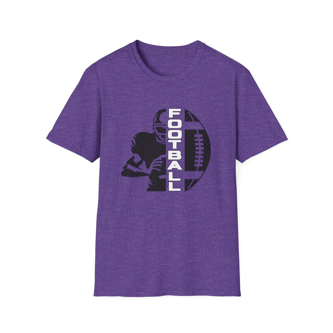 Football Fan Unisex Softstyle T-Shirt | Perfect for Game Day, Sports Events, Birthdays, Tailgating, and Holidays - T-Shirt - Positively Sassy - Football Fan Unisex Softstyle T-Shirt | Perfect for Game Day, Sports Events, Birthdays, Tailgating, and Holidays