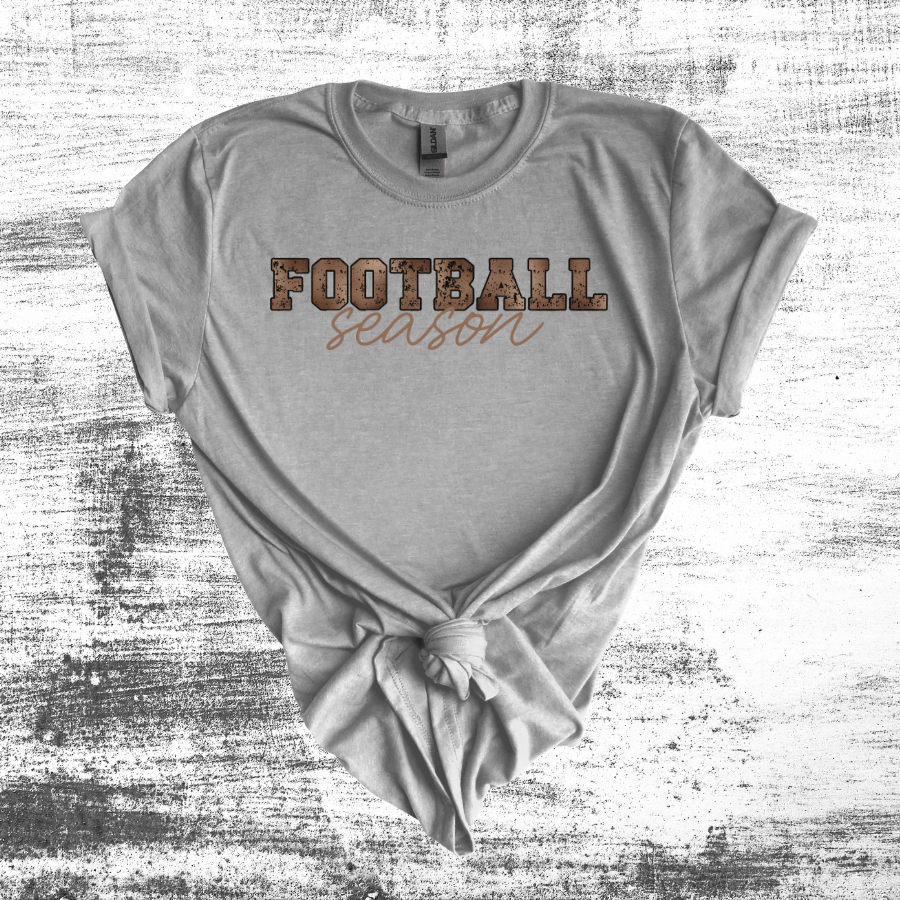 Football Season Unisex T-Shirt, Casual Tee, Game Day Shirt, Sports Apparel, Gift for Fans - T-Shirt - Positively Sassy - Football Season Unisex T-Shirt, Casual Tee, Game Day Shirt, Sports Apparel, Gift for Fans