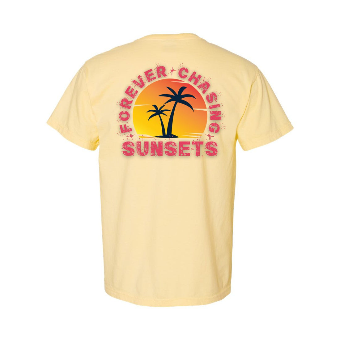 Forever Sunsets Comfort Color Tee - T-Shirts - Positively Sassy - Forever Sunsets Comfort Color Tee