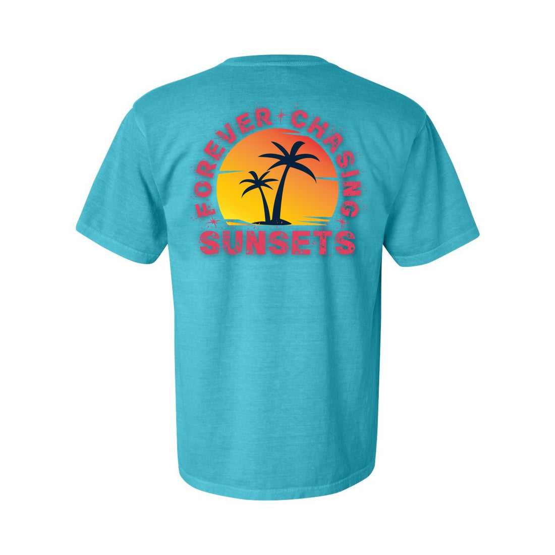 Forever Sunsets Comfort Color Tee - T-Shirts - Positively Sassy - Forever Sunsets Comfort Color Tee