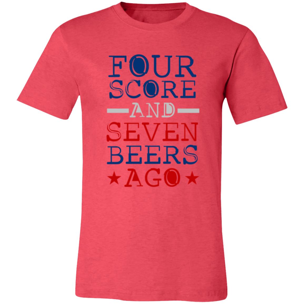Four Score & Seven Years Ago T-Shirt - T-Shirts - Positively Sassy - Four Score & Seven Years Ago T-Shirt