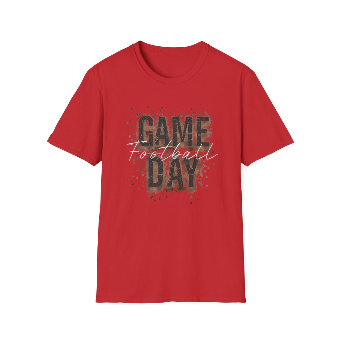 Game Day Unisex Softstyle T-Shirt, Football Party Tee, Sports Event Shirt, Tailgate Apparel, Casual Wear - T-Shirt - Positively Sassy - Game Day Unisex Softstyle T-Shirt, Football Party Tee, Sports Event Shirt, Tailgate Apparel, Casual Wear