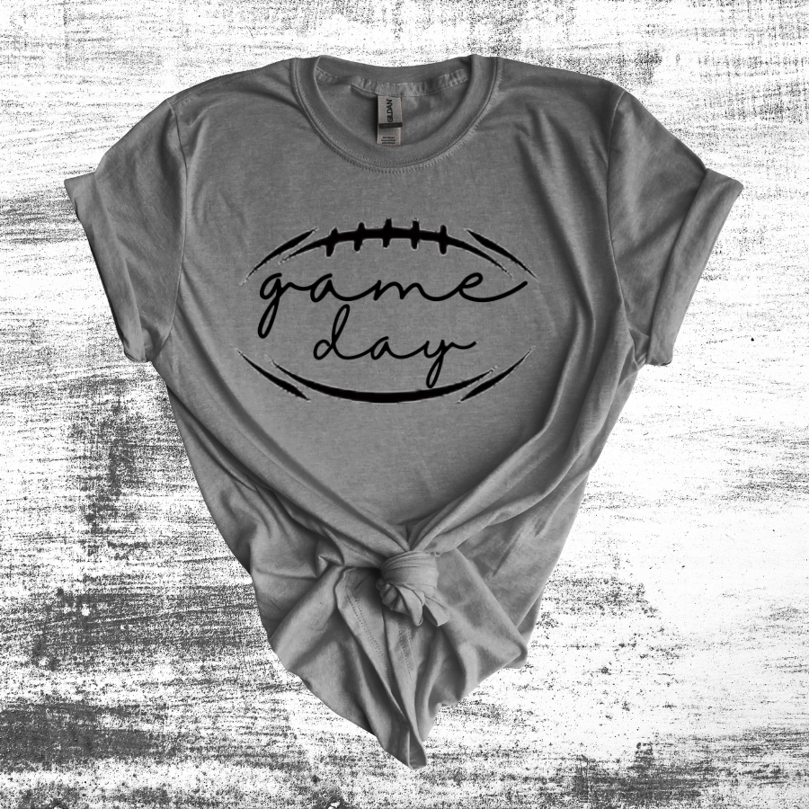 Game Day Unisex Softstyle T-Shirt - Perfect for Football Fans, Sports Events, Tailgating, and Casual Wear - T-Shirt - Positively Sassy - Game Day Unisex Softstyle T-Shirt - Perfect for Football Fans, Sports Events, Tailgating, and Casual Wear
