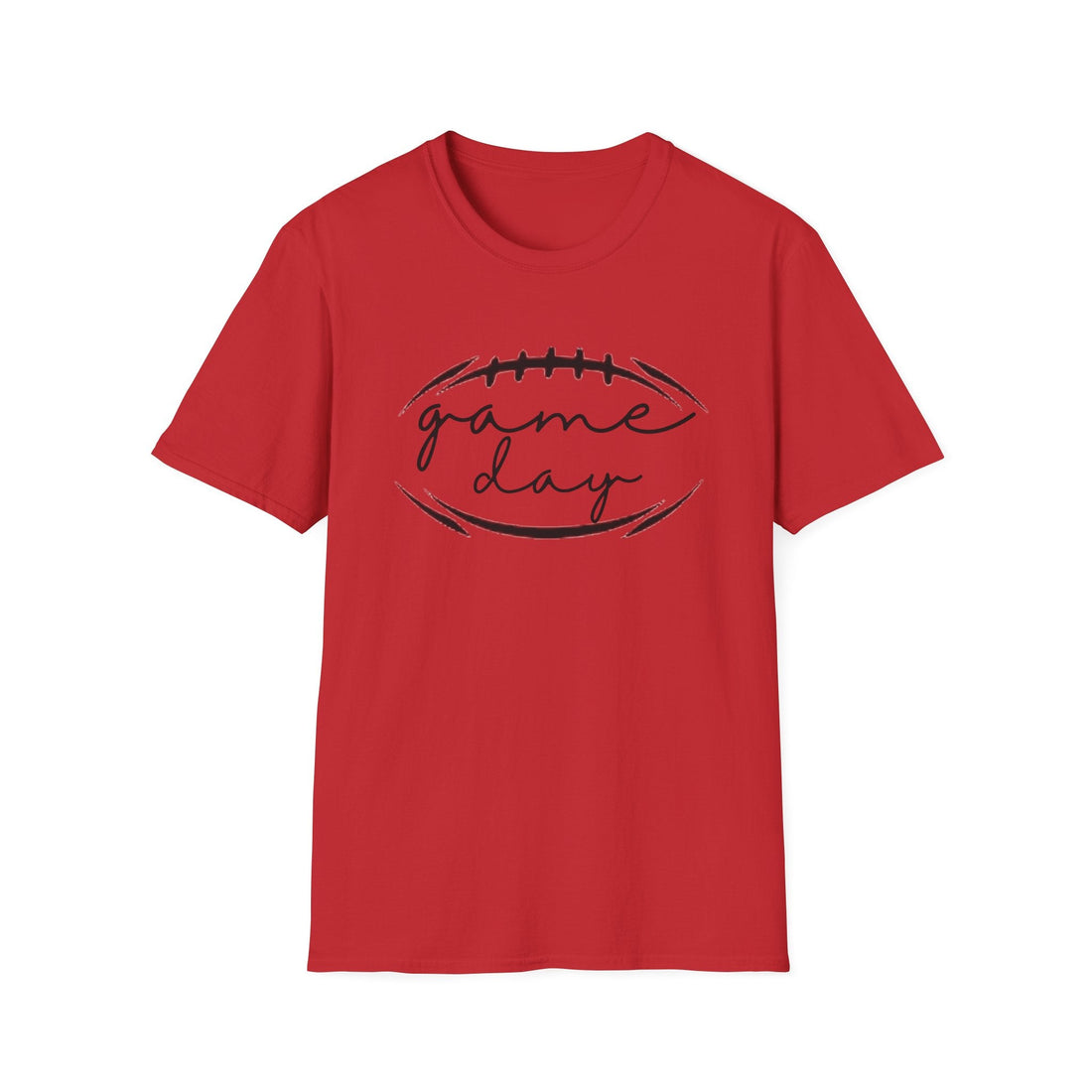 Game Day Unisex Softstyle T-Shirt - Perfect for Football Fans, Sports Events, Tailgating, and Casual Wear - T-Shirt - Positively Sassy - Game Day Unisex Softstyle T-Shirt - Perfect for Football Fans, Sports Events, Tailgating, and Casual Wear