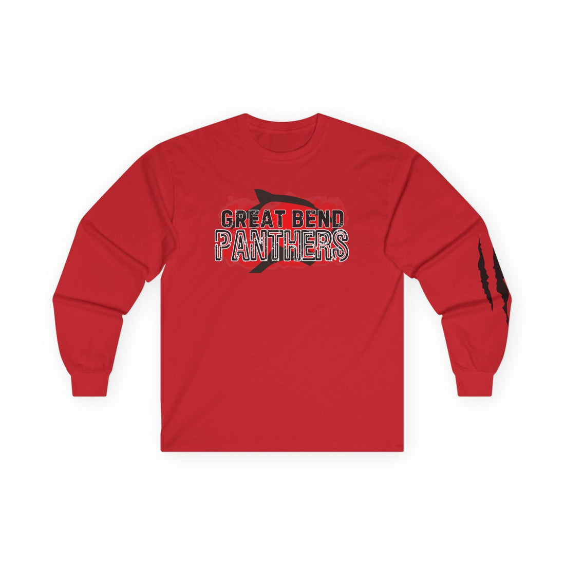 GB 7 - Great Bend Panthers Unisex Ultra Cotton Long Sleeve Tee - Perfect for Sports Fans - Long - sleeve - Positively Sassy - GB 7 - Great Bend Panthers Unisex Ultra Cotton Long Sleeve Tee - Perfect for Sports Fans