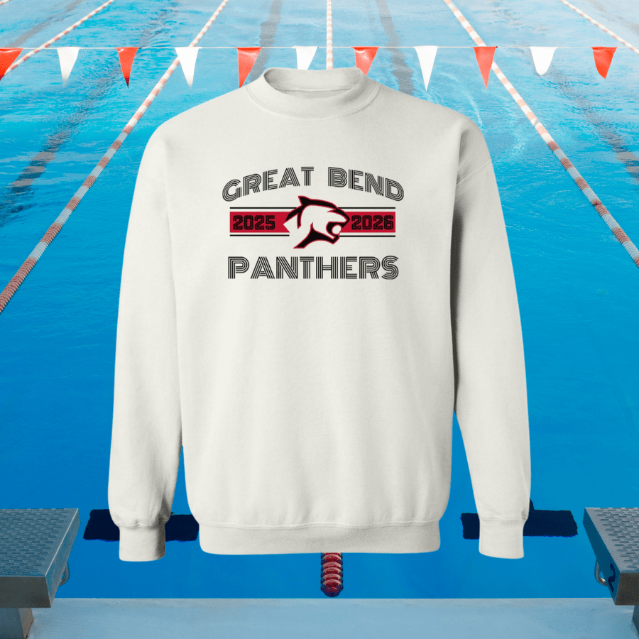 GB Panthers Swim Unisex G180 Gildan Crewneck Pullover Sweatshirt - Sweatshirts - Positively Sassy - GB Panthers Swim Unisex G180 Gildan Crewneck Pullover Sweatshirt