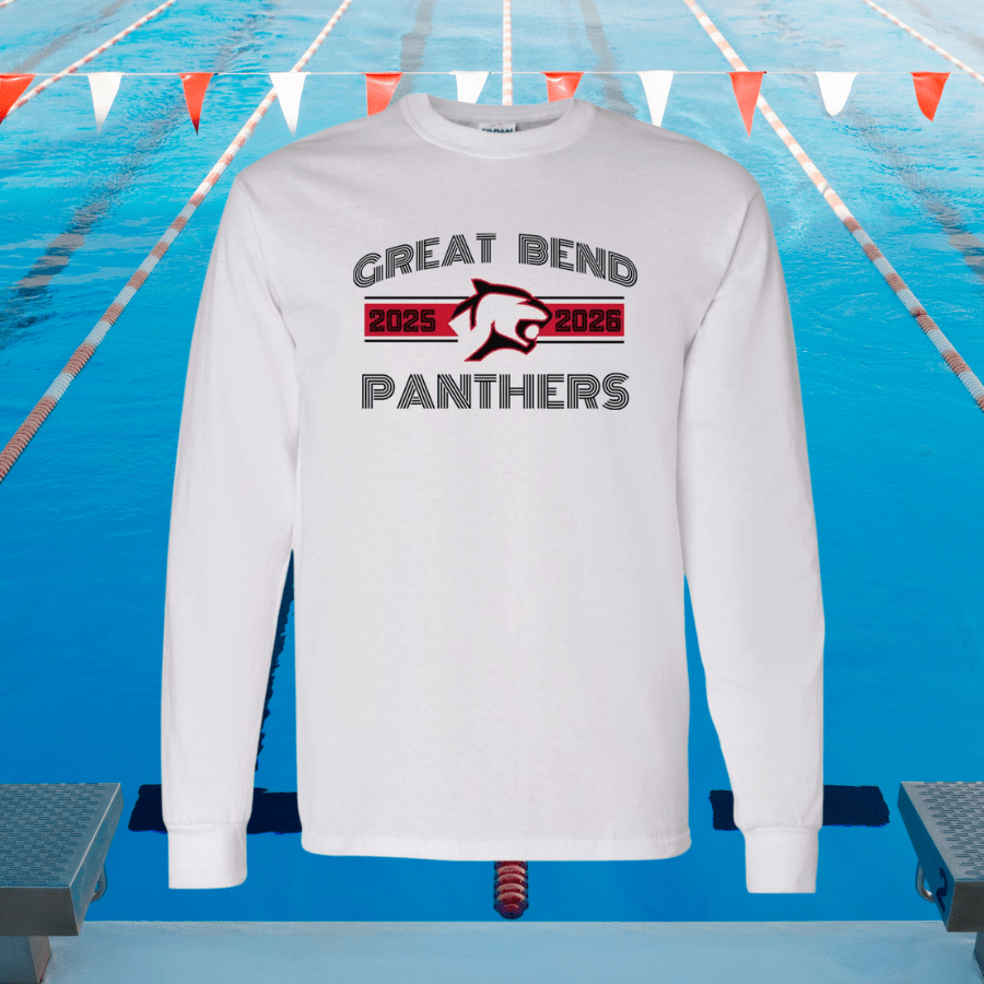 GB Panthers Swim Unisex G540 LS T-Shirt 5.3 oz. - T-Shirts - Positively Sassy - GB Panthers Swim Unisex G540 LS T-Shirt 5.3 oz.
