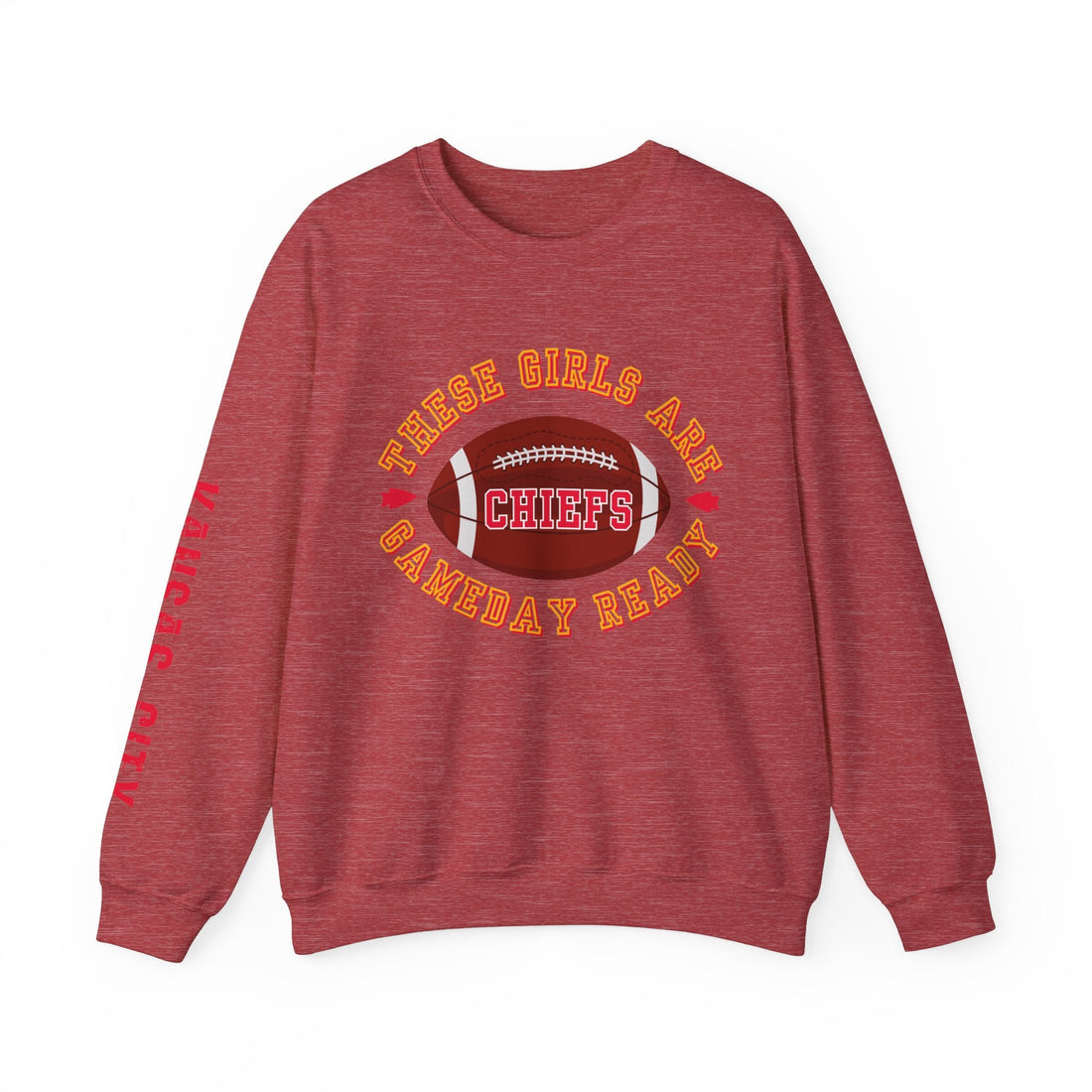 Girls Gameday Crewneck Sweatshirt - Sweatshirt - Positively Sassy - Girls Gameday Crewneck Sweatshirt