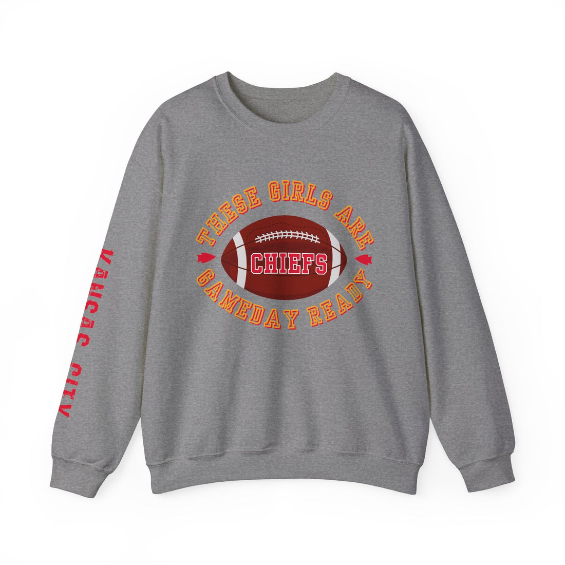 Girls Gameday Crewneck Sweatshirt - Sweatshirt - Positively Sassy - Girls Gameday Crewneck Sweatshirt