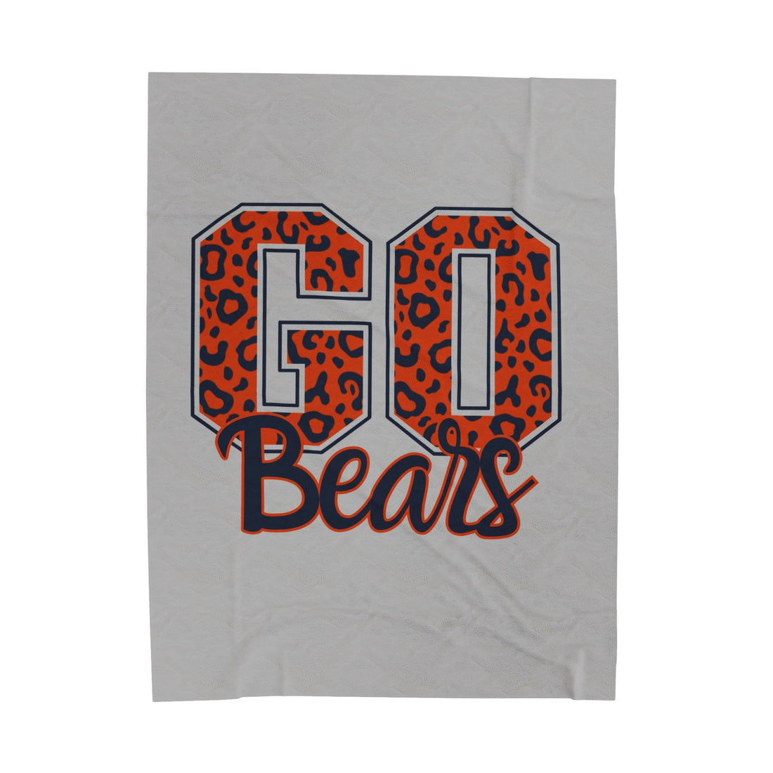 GO Bears Velveteen Plush Blanket - All Over Prints - Positively Sassy - GO Bears Velveteen Plush Blanket