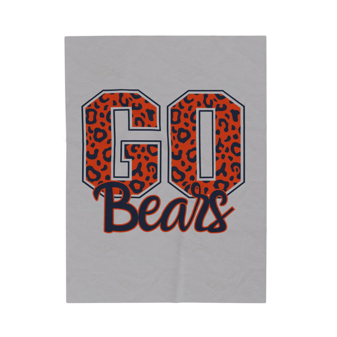 GO Bears Velveteen Plush Blanket - All Over Prints - Positively Sassy - GO Bears Velveteen Plush Blanket