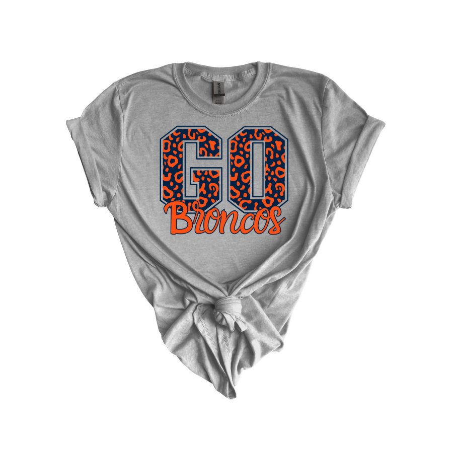 GO Broncos Gildan 64000 - T - Shirt - Positively Sassy - GO Broncos Gildan 64000