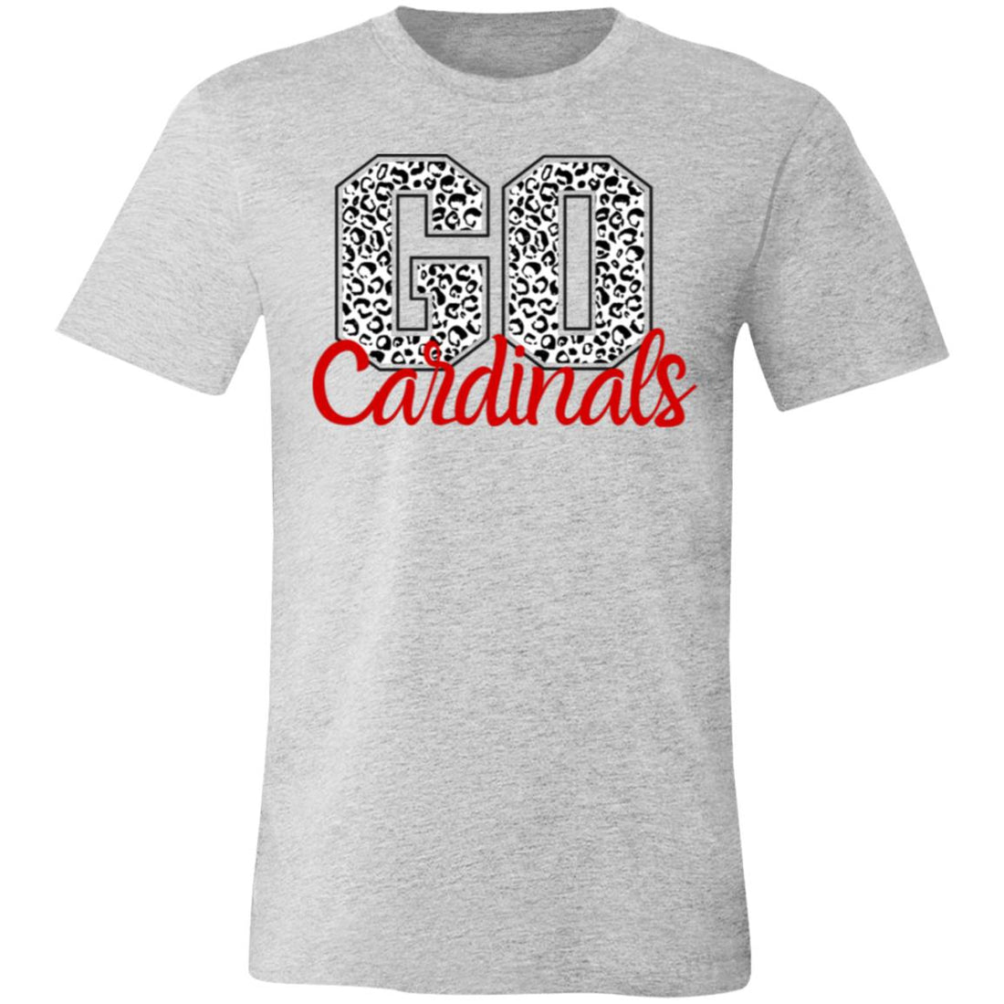 Go Cardinals Print T-Shirt - T-Shirts - Positively Sassy - Go Cardinals Print T-Shirt