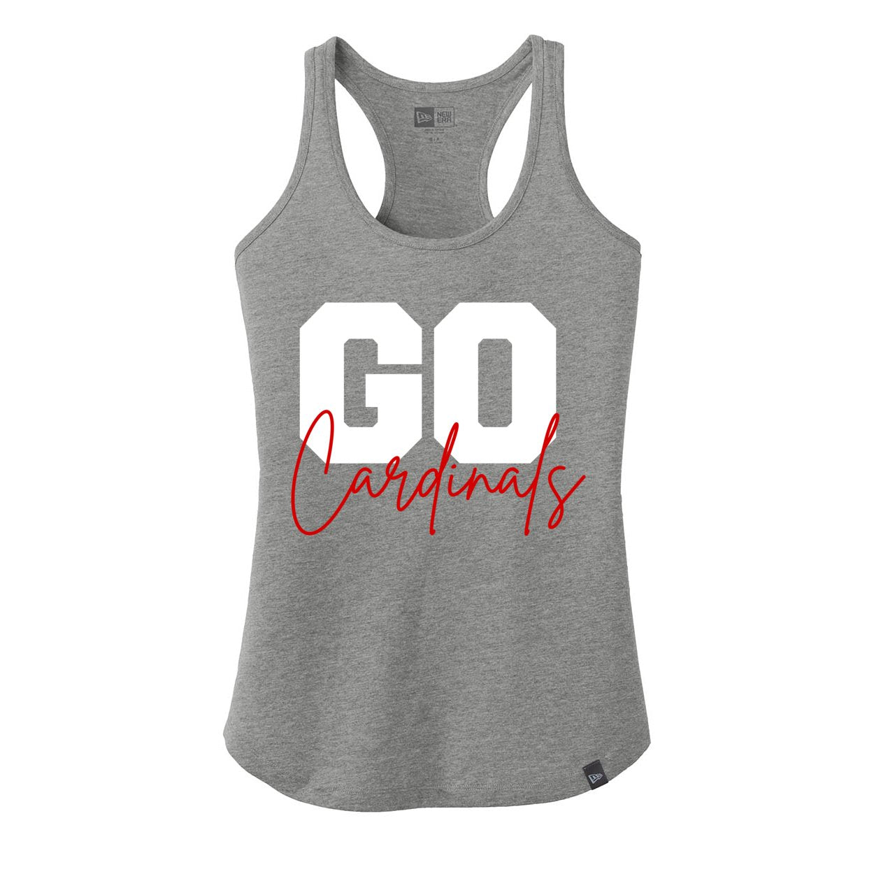 Go Cardinals Racerback Tank - Tank Tops - Positively Sassy - Go Cardinals Racerback Tank
