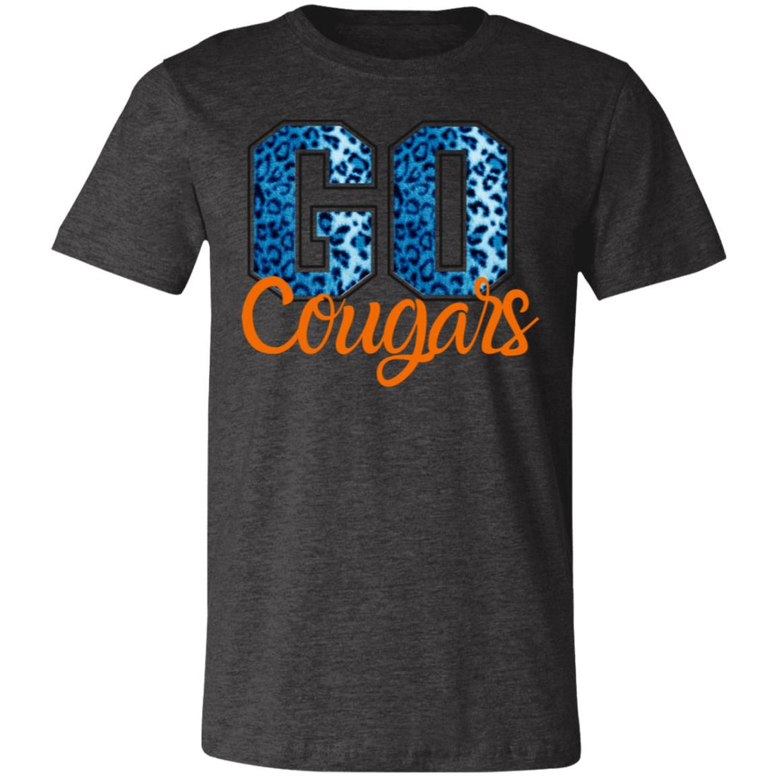 Go Cougars Print T-Shirt - T-Shirts - Positively Sassy - Go Cougars Print T-Shirt